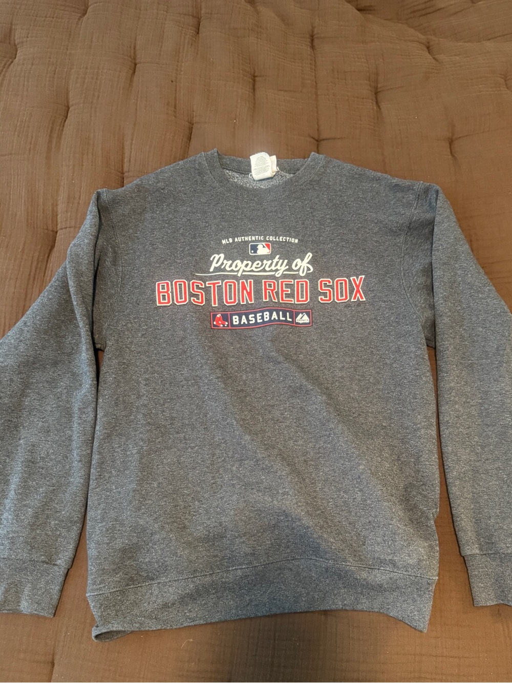 Vintage Boston Red Sox Gray Crewneck Sweatshirt